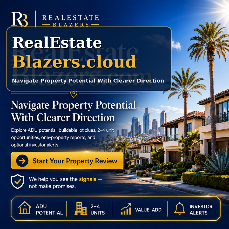 Bright LA County multifamily promotional flyer